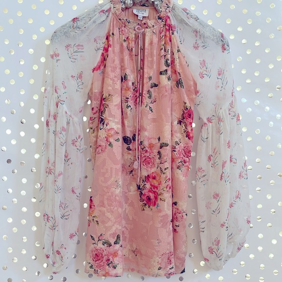 Hemant & Nandita Georgette Blouse ~ - Picture 9 of 10